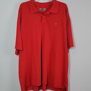 Callaway red golf polo shirt mens size 3X